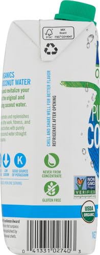 Goya Organic 100% Pure Coconut Water, 16.9 Fl oz