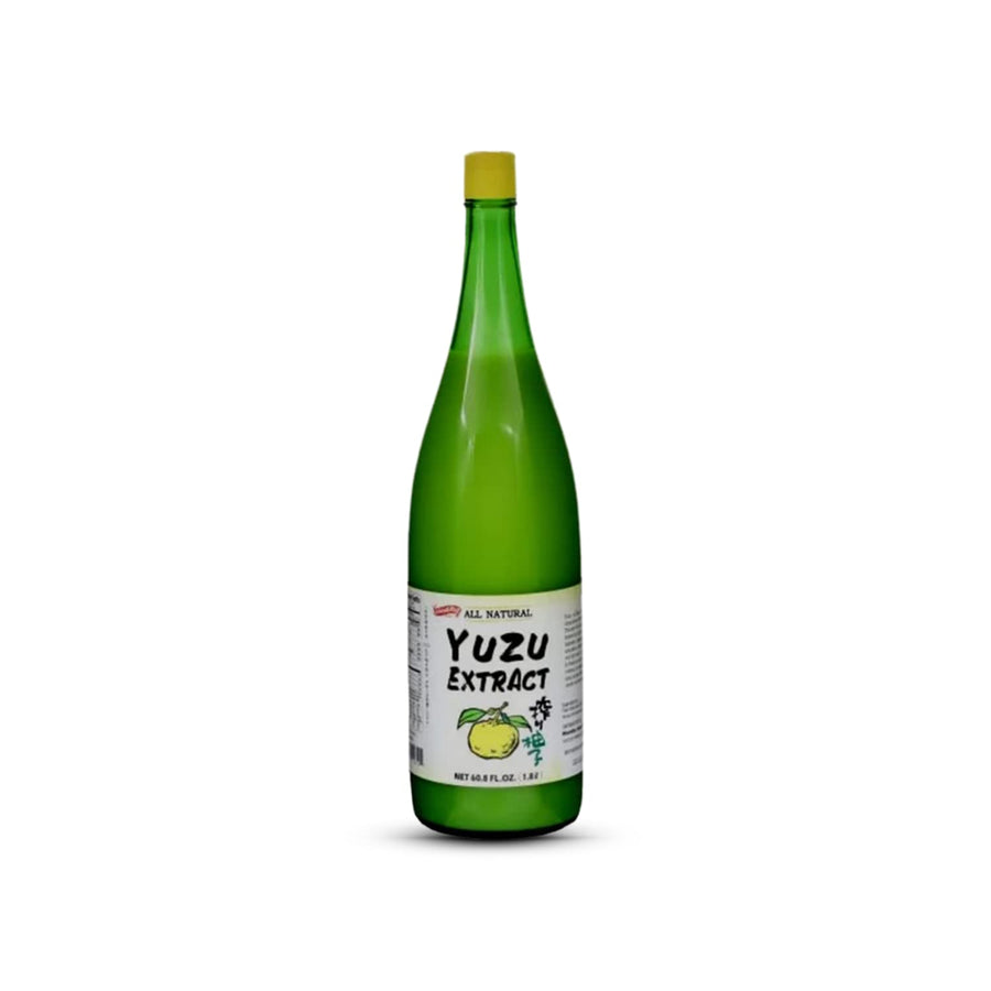 Shirakiku Yuzu Extract | Pure Japanese Yuzu Juice | Versatile Yuzu Extract Used for Baking, Food Flavoring and Asian Drink Mixture | Sweet & Tangy Citrus Flavor | - 60.8 FL Oz