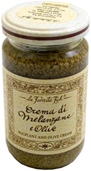 La Favorita Italian Eggplant and Olive cream (Melanzane e Olive) spread 6.2 oz jar