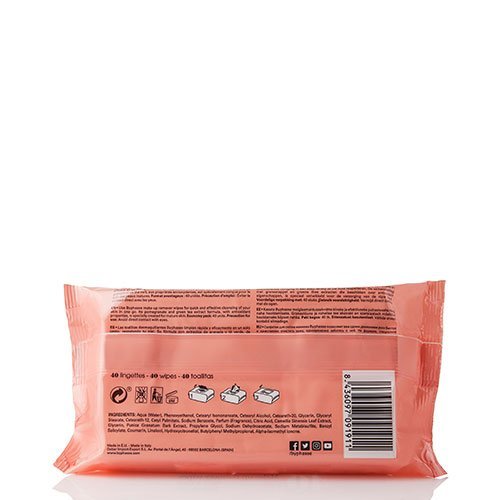Byphasse 40 Lingettes Démaquillantes Grenade et Thé Vert