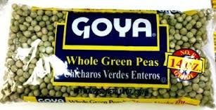 Goya Whole Green Peas Chicharos/ Arvejas 16 Oz. Pack Of 1