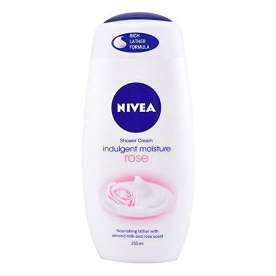 Nivea Caring Shower Cream Indulgent Moisture Rose 250ml - 2 PACK