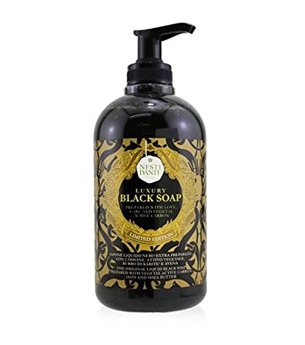 Nesti Dante 251242 16.9 oz Luxury Liquid Black Soap with Vegetal Active Carbon