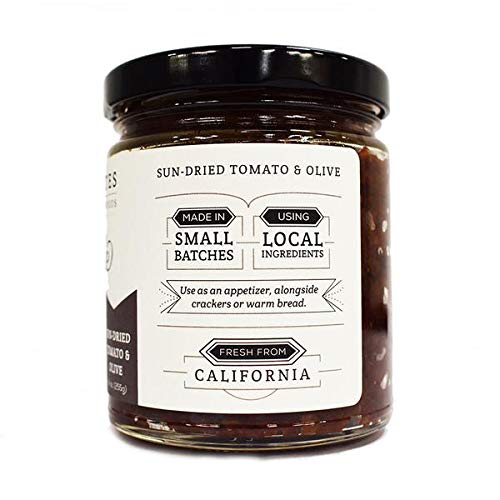 SUTTER BUTTES SUN-DRIED TOMATO AND OLIVE TAPENADE 9 OZ.