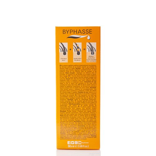 Byphasse Pack of 4 Liquid Keratin Shampoo 520 ml for Dry