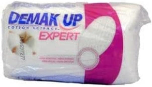 Demak'Up Expert Oval Cotton Pads, Make-Up Pads for Effective Make-Up Removal, 1 x 50 Cotton Pads
