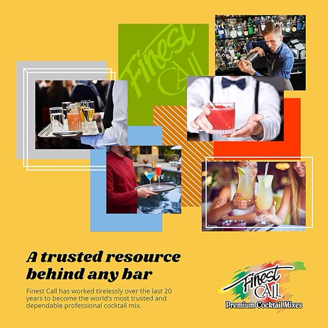 Finest Call Premium Bloody Caesar Drink Mix, 1 Liter Bottle (33.8 Fl Oz)