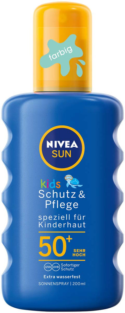 Nivea Sun Sun Spray for Children, SPF 50+, 200 ml Spray Bottle, Kids Protection & Care