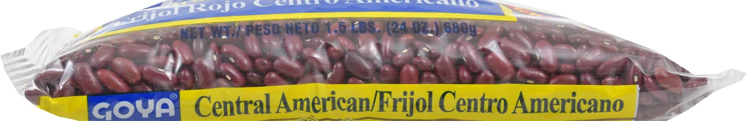 Goya Central American Red Beans, Dry, 24 Ounce Bag