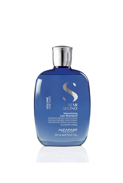 Alfaparf Milano Semi Di Lino Volume Shampoo For Fine Hair – Sulfate Free Volumizing Low Shampoo - Adds Intense Volume, Thickness and Body - Anti-Frizz - Professional Salon Quality