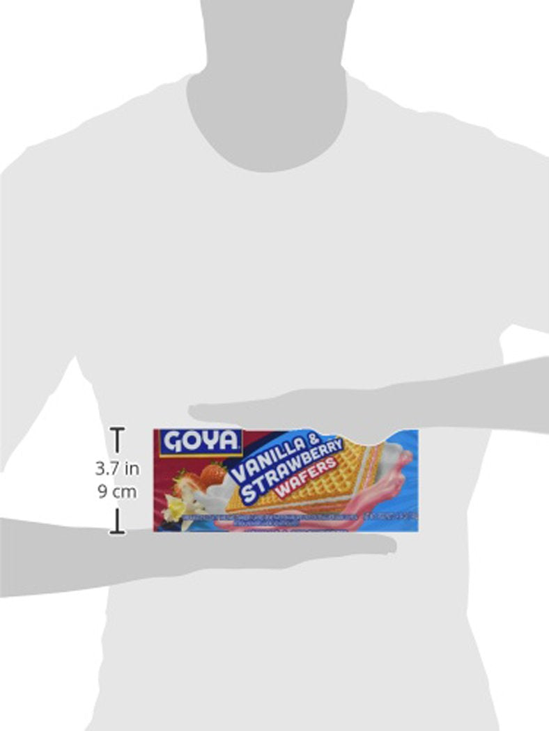 Goya, Vanilla & Strawberry Wafers, 140 Grams(gm)