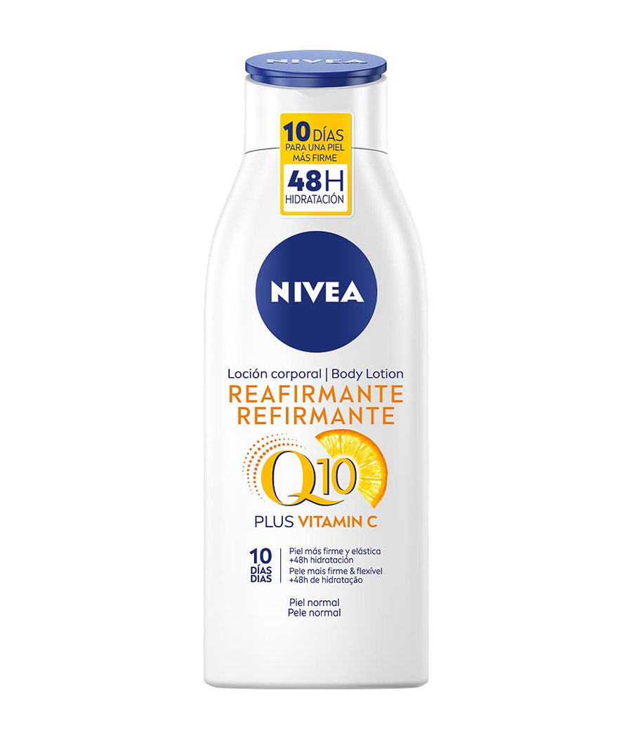 NIVEA Skin Firming Body Lotion with Q10 for Normal Skin, 400 ml Bottle, Body Lotion