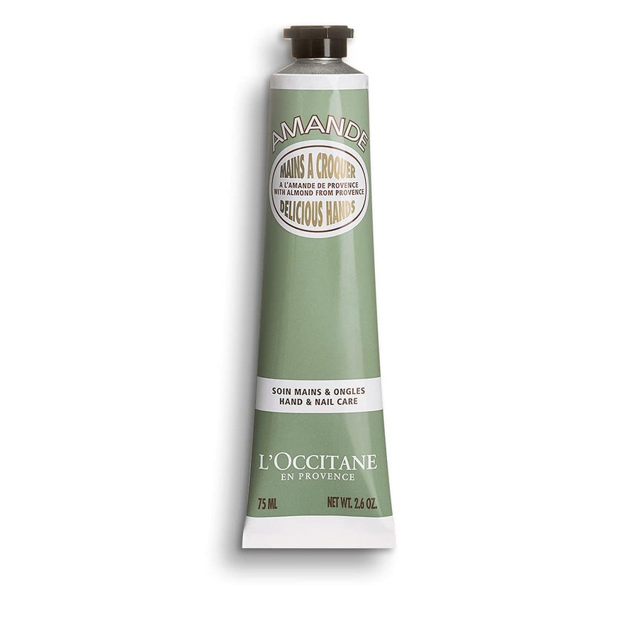 L'Occitane Almond Delicious Hand & Nail Cream: Soften hands & Cuticles with Irresistible Almond Scent, Moisturizing, Infused With Almond Oil, 24-hour hydration