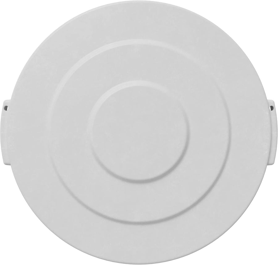 SPARTA Bronco Lid for 10 Gallon Trash Can, Durable, Food-Safe, NSF and HACCP-Compliant, Lid for Commercial, Restaurant or Home (Container Sold Separately), Polyethylene, 10 Gallon, White