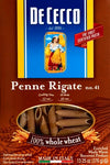 De Cecco Penne Rigate Whole Wheat, 13.25 oz