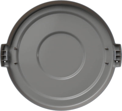 SPARTA Bronco Trash Can Lid, 32 Gallon Waste Container Cover, Fits Bronco 32-Gallon Containers (Sold Separately), Heavy-Duty Polyethylene, Gray