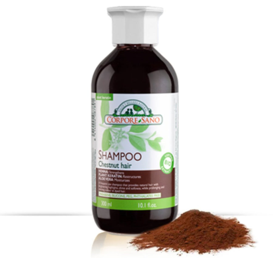 Corpore Sano Henna Shampoo 300ml/ 10.1fl Oz (Chesnut Hair)