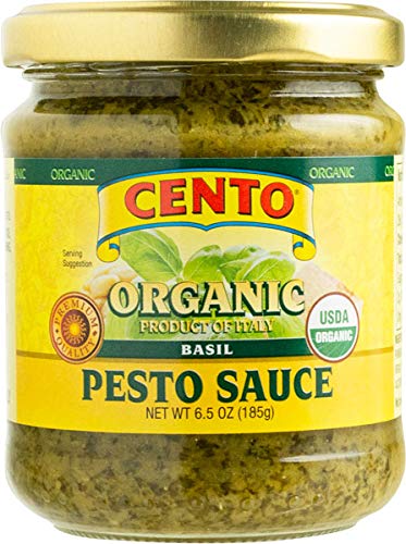 Cento - Imported Organic Basil Pesto- 6.5 oz. Jars