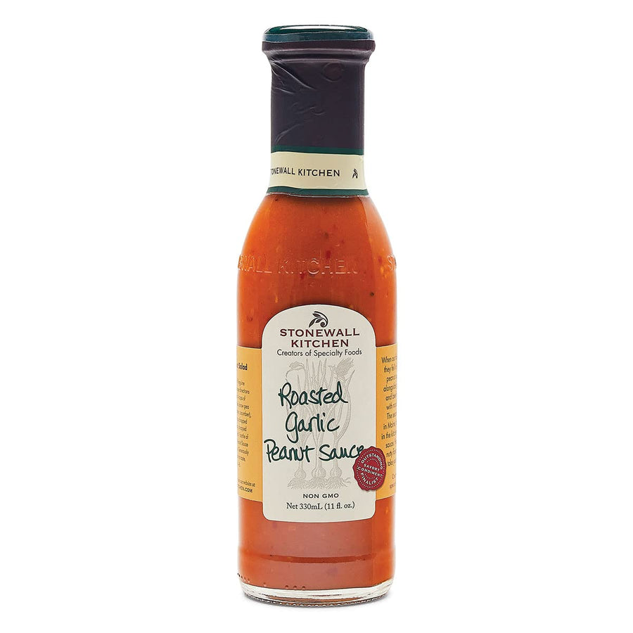 Stonewall Kitchen Roasted Garlic Peanut Sauce, 11 Ounce