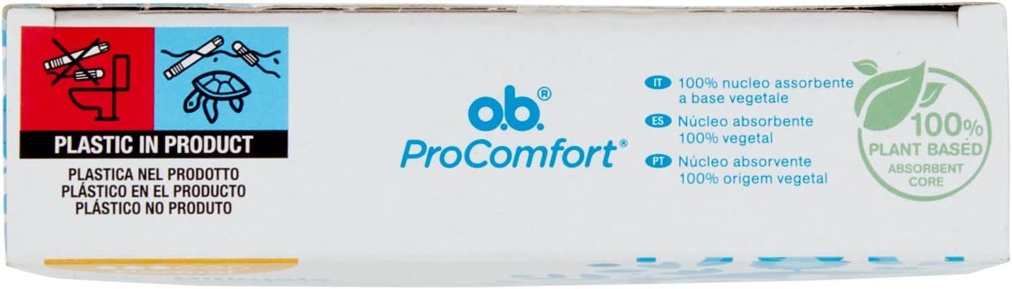 O.B. ProComfort Normal Tampons 16 Pack 16 Units 50 g