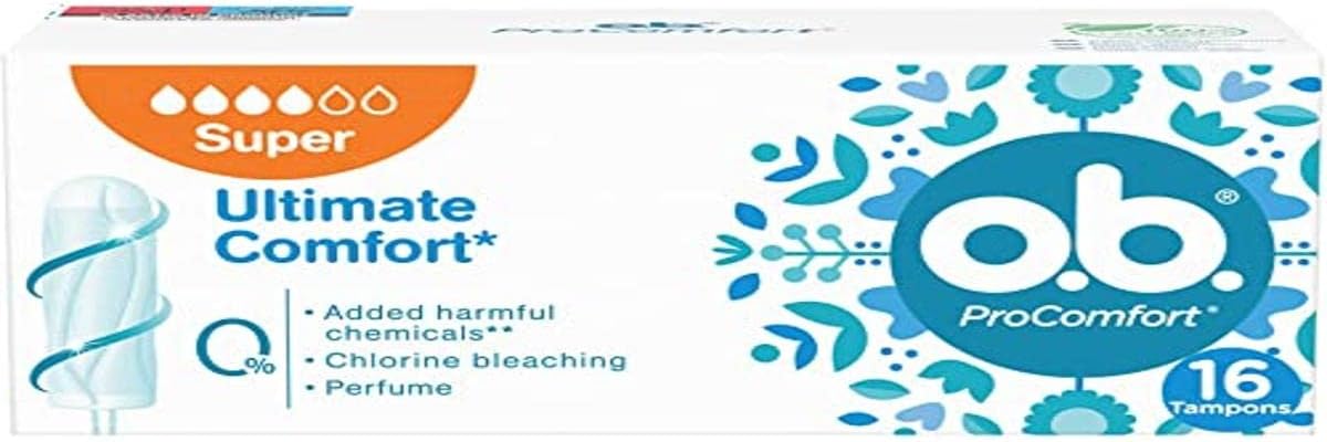 OB Pro Comfort, Super Tampon, 16 Pack