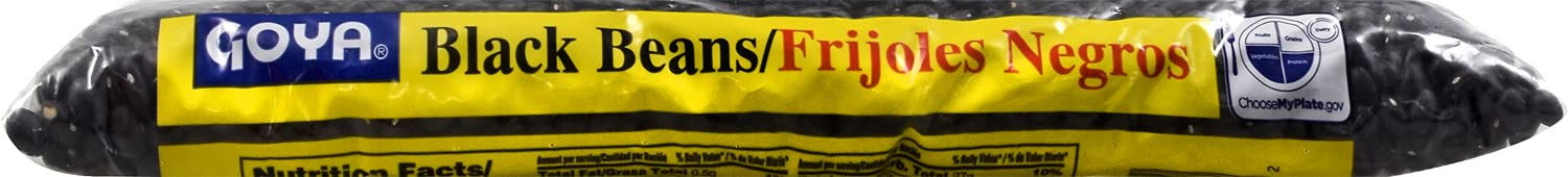 Goya Black Beans, Dry, 4 Lb Bag