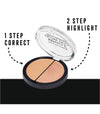 Max Factor Miracle Glow Duo Highlighter Medium 20 - Highlighter Powder with Gold Shimmer - For the Perfect Complexion - Rose and Apricot Colour - 1 x 8 g