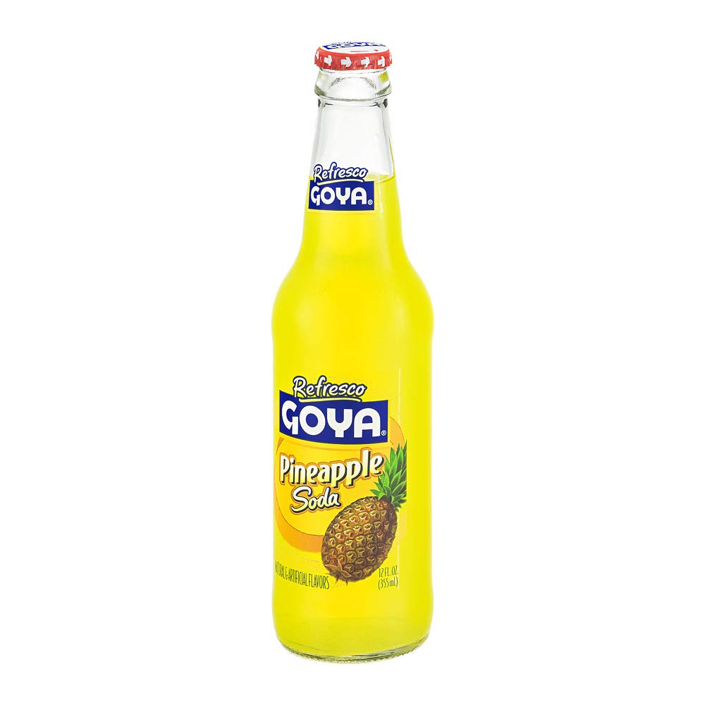 Goya Soda Pineapple, 12 oz