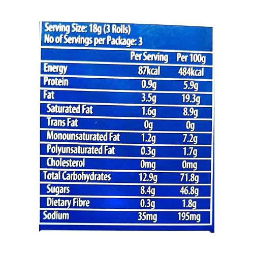 OREO Wafer Roll with Chocolate Flavored Cream, 54 g