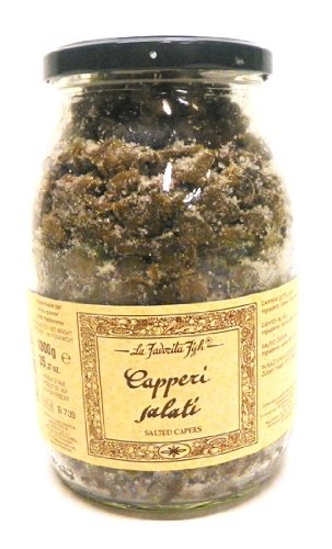 Salted Capers (35.27 Ounce) by La Favorita