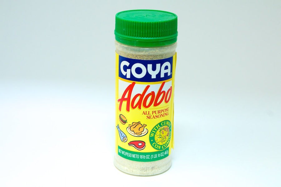 Adobo All Purpose Seasoning with Cumin by Goya, Poultry, Seafood, Meat, and Vegetable Seasoning, Fat Free and Calorie Free Latin Spice Blend, Mexican Seasoning, 16.5 oz Bottle