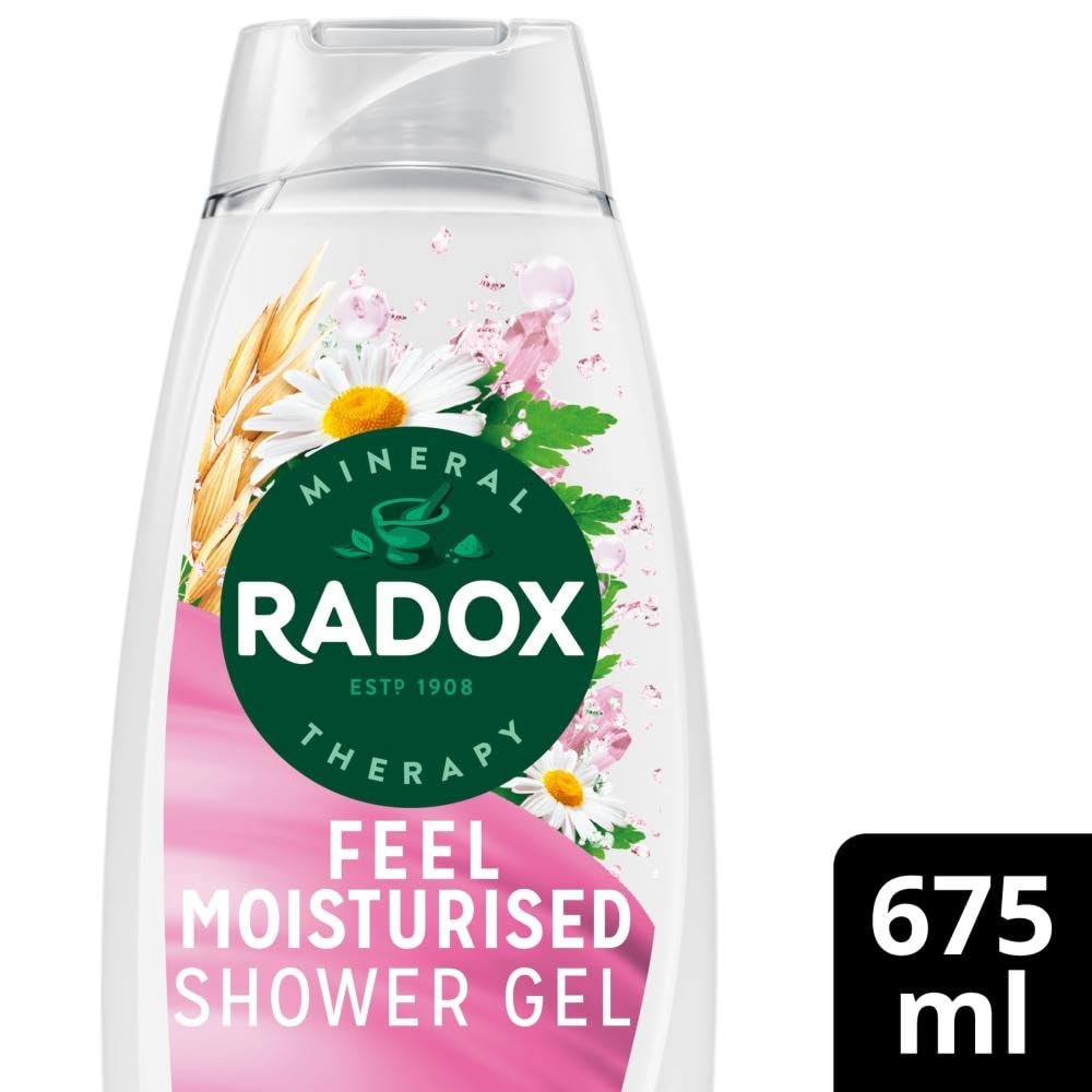 Radox Mineral Therapy Feel Moisturised Shower Gel with Chamomile & Oat Scent- 225ml