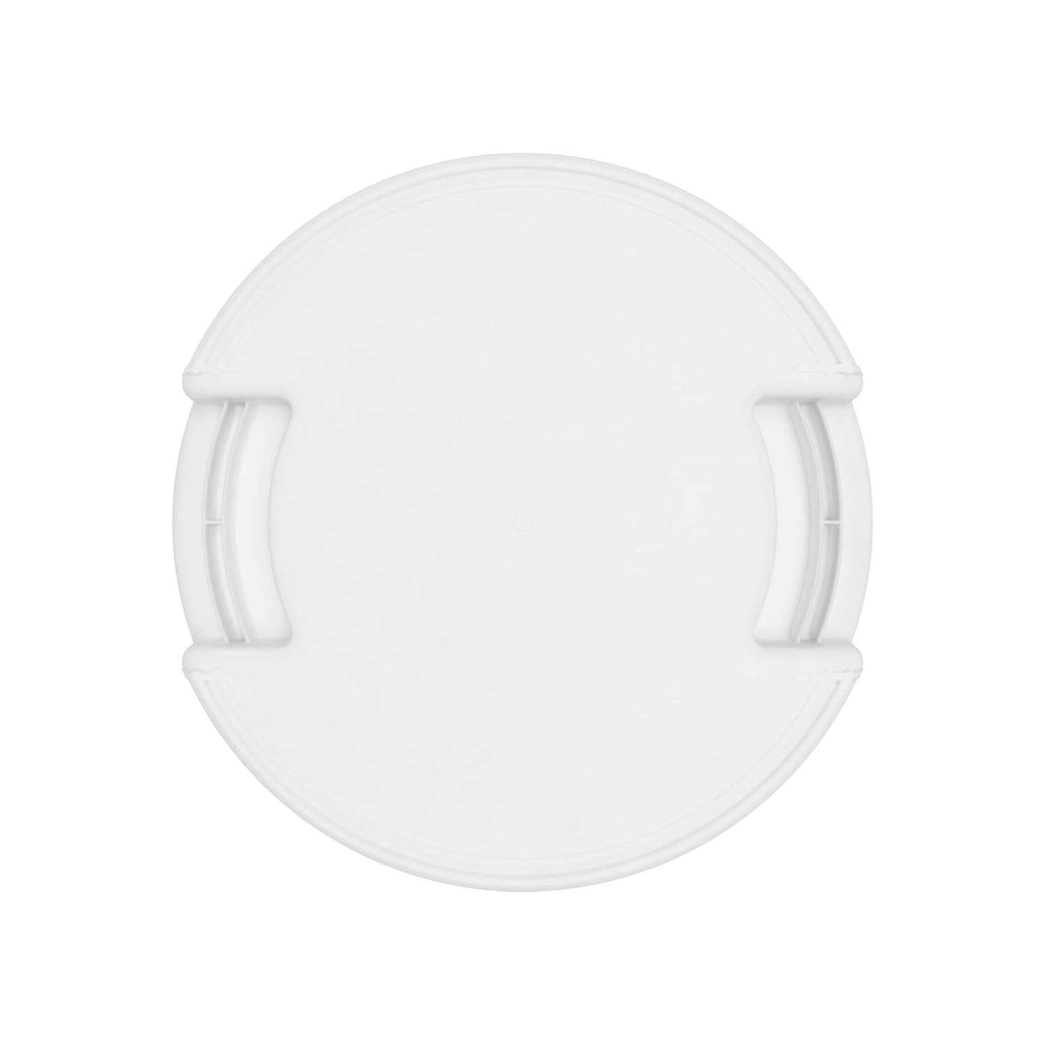 SPARTA Bronco Waste Container Trash Container, Round Trash Bin for Disposal, 10 Gallons, White