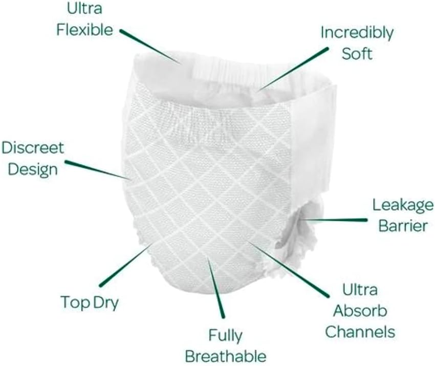 Bambo Nature Premium Dreamy Night Pants: Girls 4-7 years, 10 Count