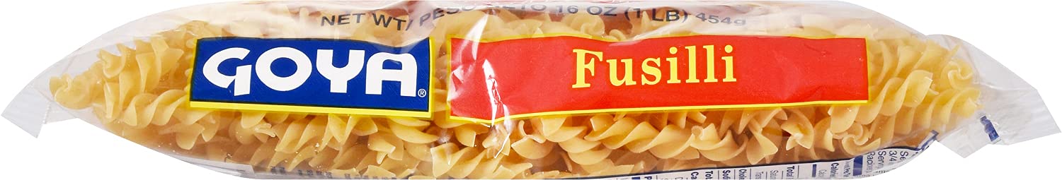 Goya Foods Fusilli Pasta, 16-Ounce