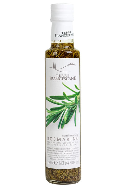 Terre Francescane"Rosemary" Flavor Extra Virgin Olive Oil - Authentic Italian Infused Olive Oil Imported from Italy