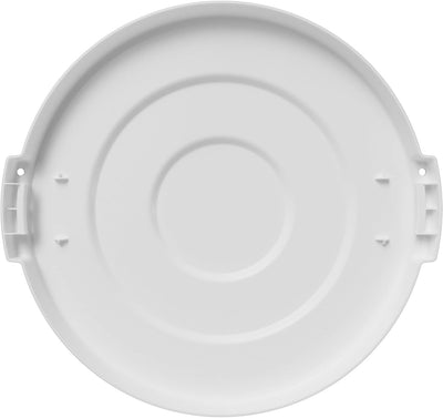 SPARTA Bronco Lid for 10 Gallon Trash Can, Durable, Food-Safe, NSF and HACCP-Compliant, Lid for Commercial, Restaurant or Home (Container Sold Separately), Polyethylene, 10 Gallon, White