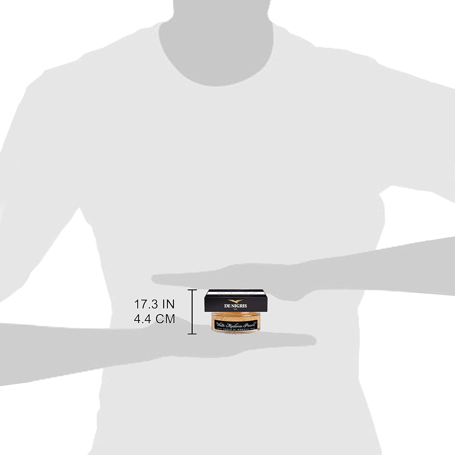 De Nigris Excellence Line - White Modena Pearls 1,69 Oz (50gr) | with Balsamic Vinegar From Modena Italy With Incredible Flavors