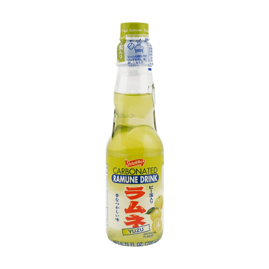 Shirakiku Ramune Drink, Carbonated Marble Soft Drink of Japan 6.76 oz