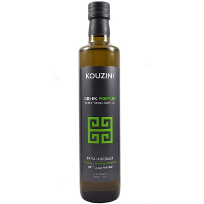 Kouzini Greek Premium Extra Virgin Olive Oil, Cold Pressed, Single Origin, Rich Flavor & Aroma, 500ml