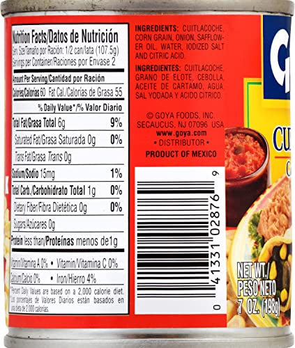 Goya Foods Cuitlacoche Corn Mushroom, 7 Oz