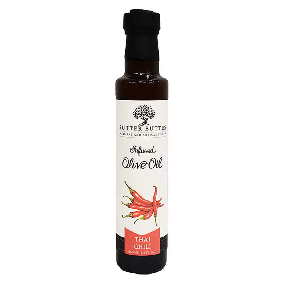 SUTTER BUTTES THAI CHILI INFUSED OLIVE OIL 8.5 FL. OZ.