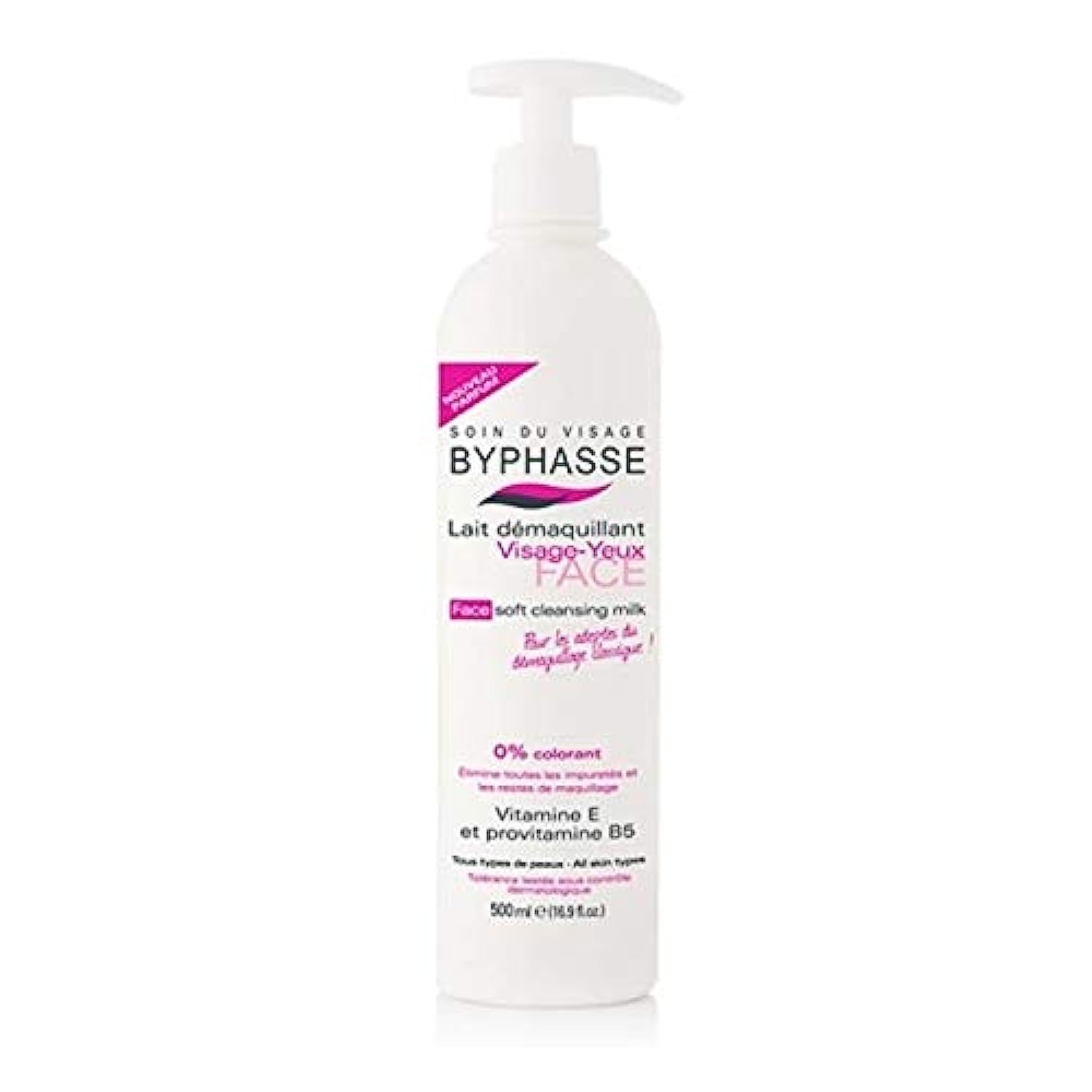 BYPHASSE DESMAQUILLANTE LECHE DOSIF. 500ML by Byphasse