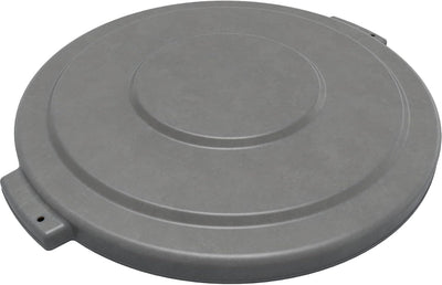 SPARTA Bronco Trash Can Lid, 32 Gallon Waste Container Cover, Fits Bronco 32-Gallon Containers (Sold Separately), Heavy-Duty Polyethylene, Gray