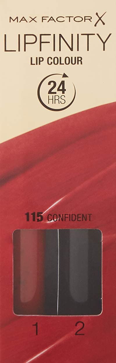 Max Factor Lipfinity Lipcolour 24h 115 Confident 2ml