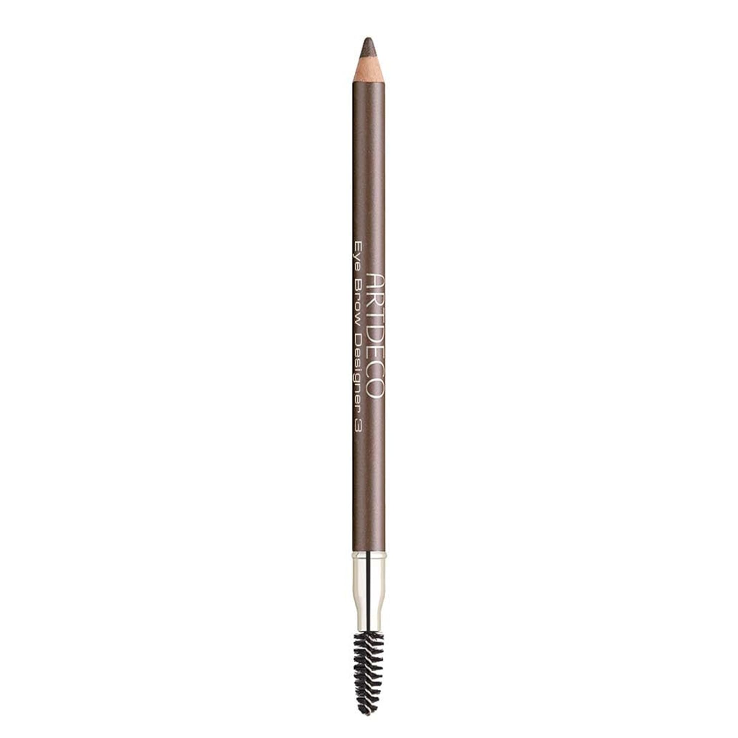ARTDECO Eyebrow Designer - Medium Dark - Refines Eyebrows & Fills in Gaps - Integrated Brush for Optimal Blending - Dual-Sided - Pencil can be Sharpened - Eyebrow Pencil - Eye Makeup - Vegan - 0.03 Oz