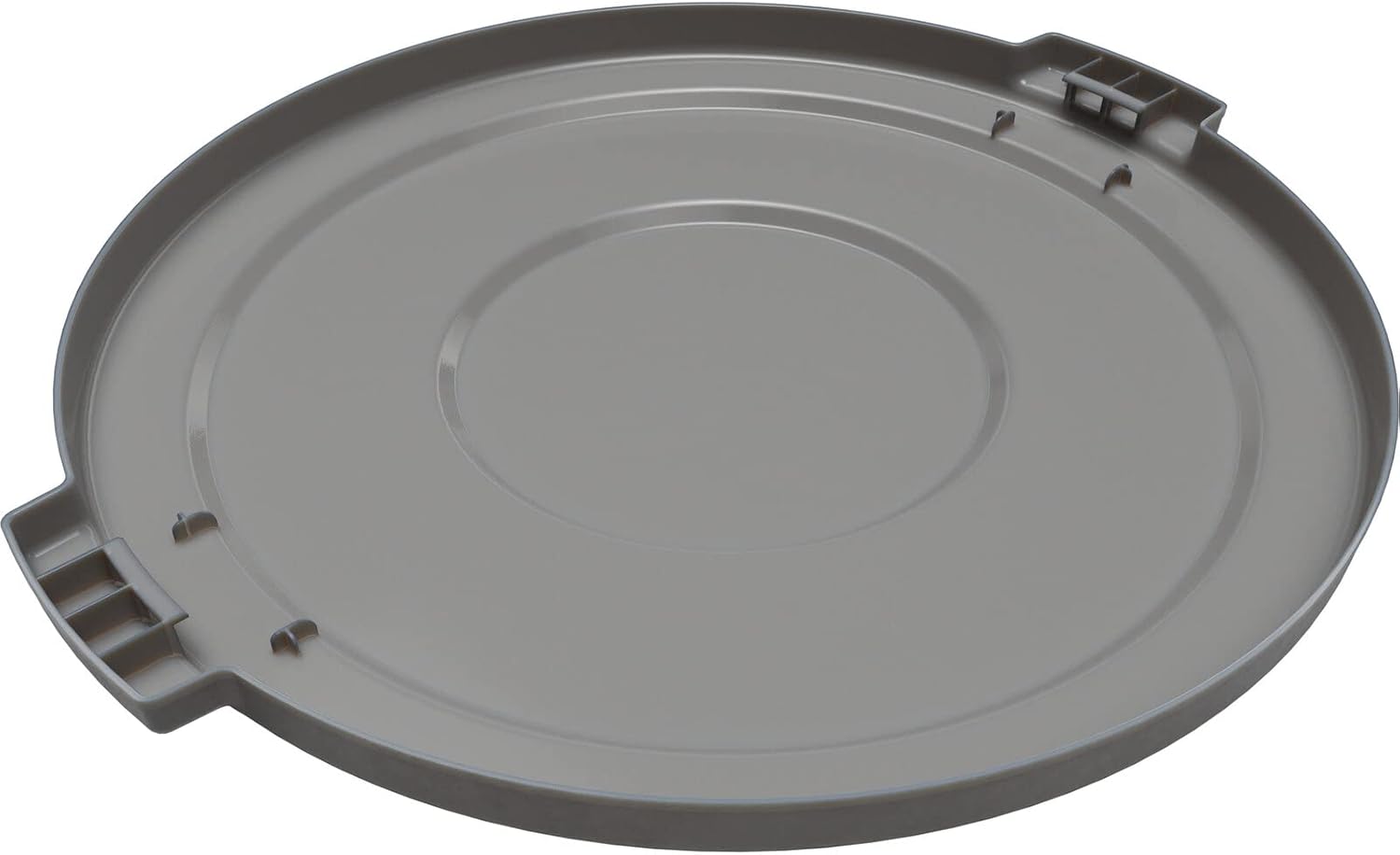 SPARTA Bronco Trash Can Lid, 32 Gallon Waste Container Cover, Fits Bronco 32-Gallon Containers (Sold Separately), Heavy-Duty Polyethylene, Gray