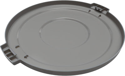 SPARTA Bronco Trash Can Lid, 32 Gallon Waste Container Cover, Fits Bronco 32-Gallon Containers (Sold Separately), Heavy-Duty Polyethylene, Gray