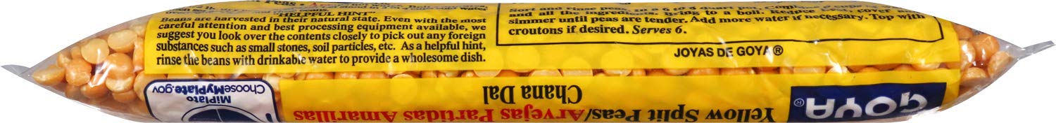 Goya Foods Yellow Split Peas, Dry, 16 Ounce