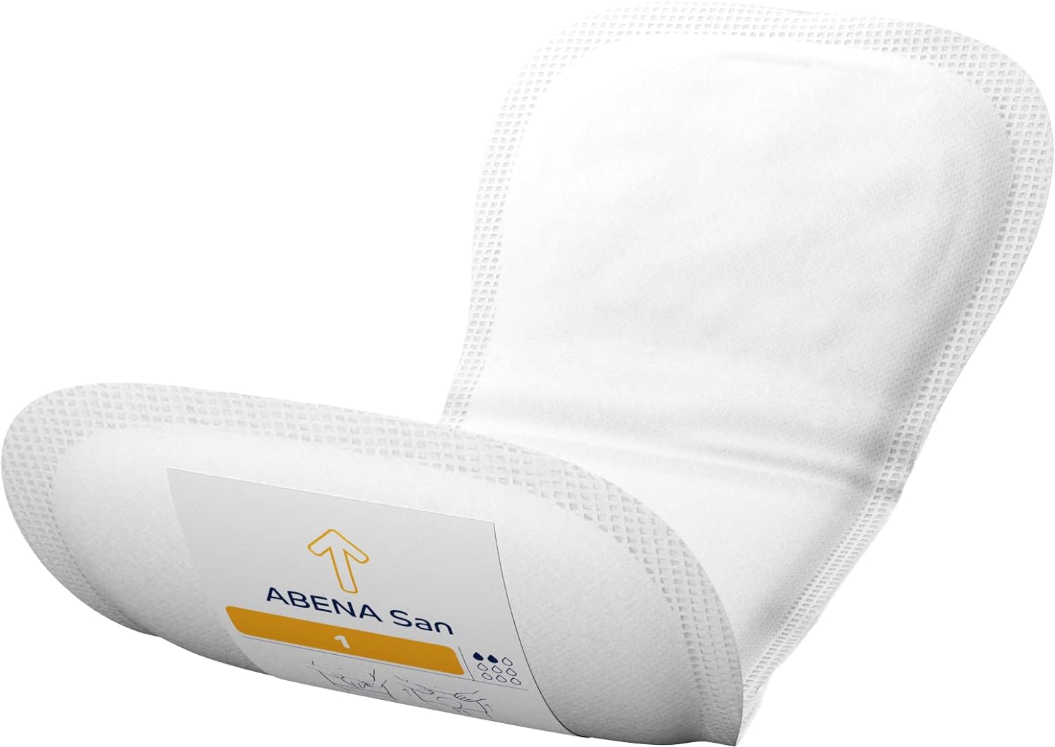 Abena San Premium Incontinence Pads, Light Absorbency, (Sizes 1 to 3A), Size 1, 30 Count